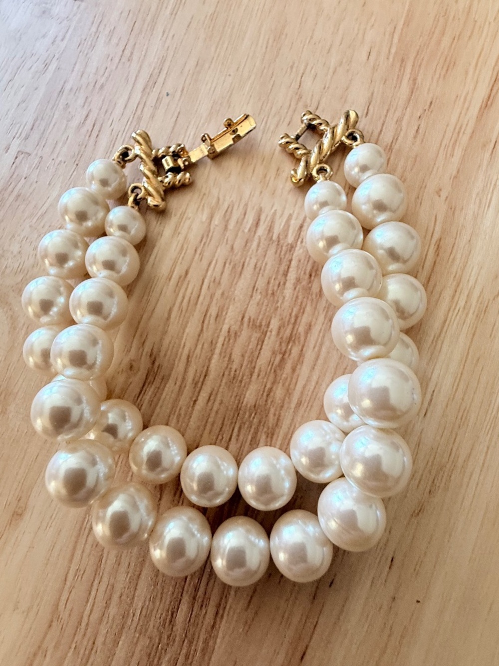 Vintage Faux Pearl Bracelet